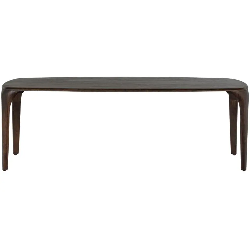 WOOOD Fiore Eettafel - Mango Hout - Walnoot - 76x230x95