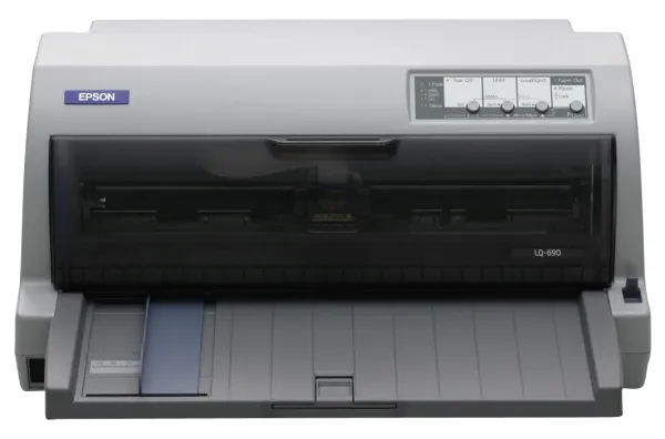 Epson LQ 690 - Printer - S/H - dot-matrix - 12 cpi - 24 pin - op til 529 tegn/sek. - parallel, USB