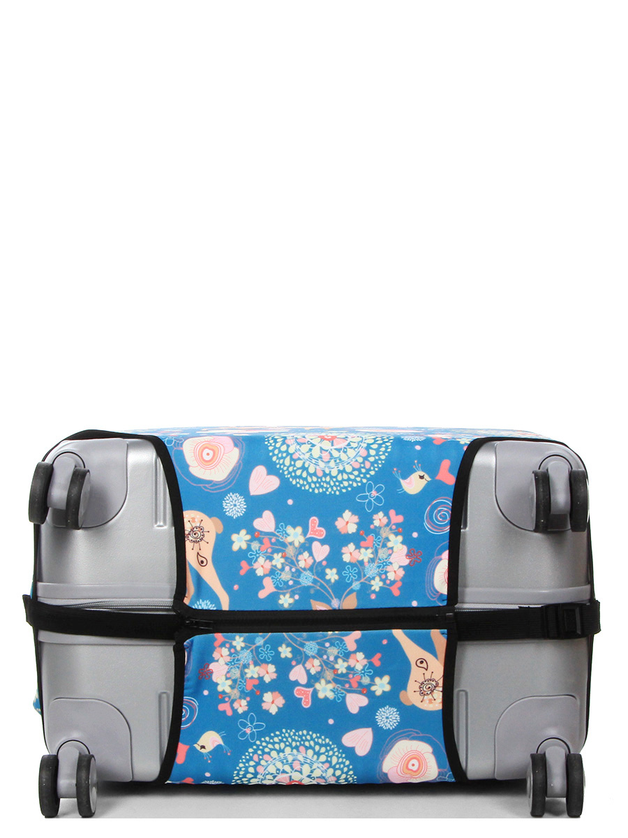 Housse de valise Periea Blue Animals L