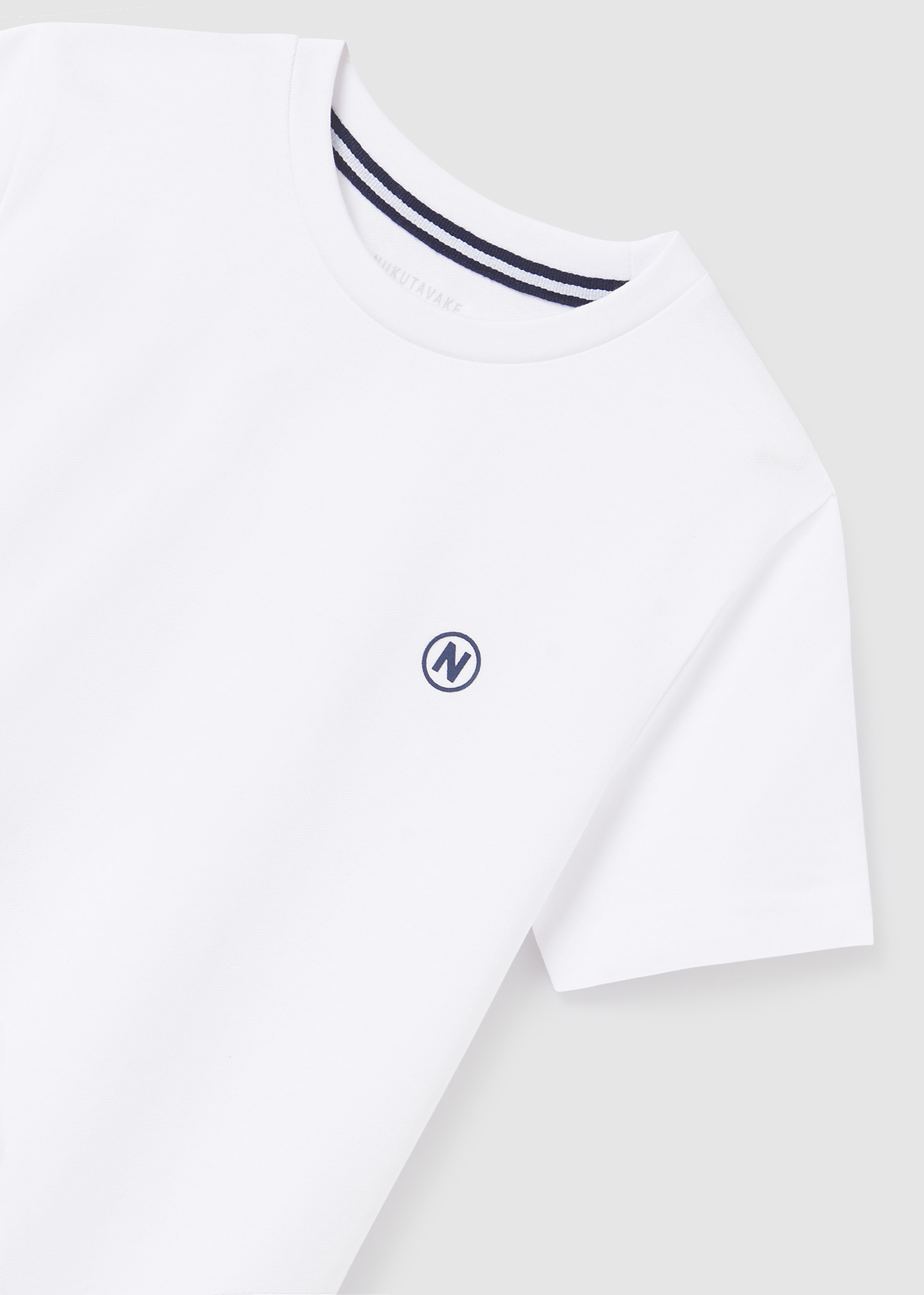 Camiseta básica de granito para meninos