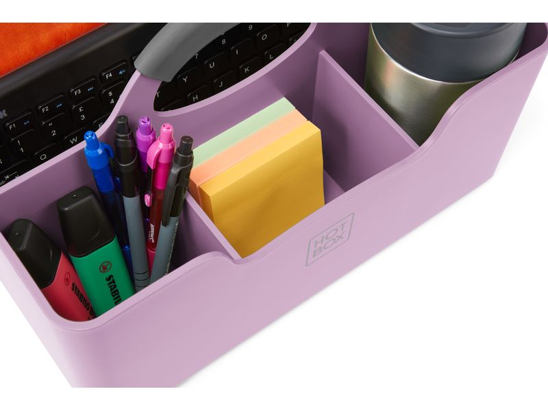Hotbox Aufbewahrungstool Hotbox 1 Violett Ablagekorb für einen organisierten Arbeitsplatz