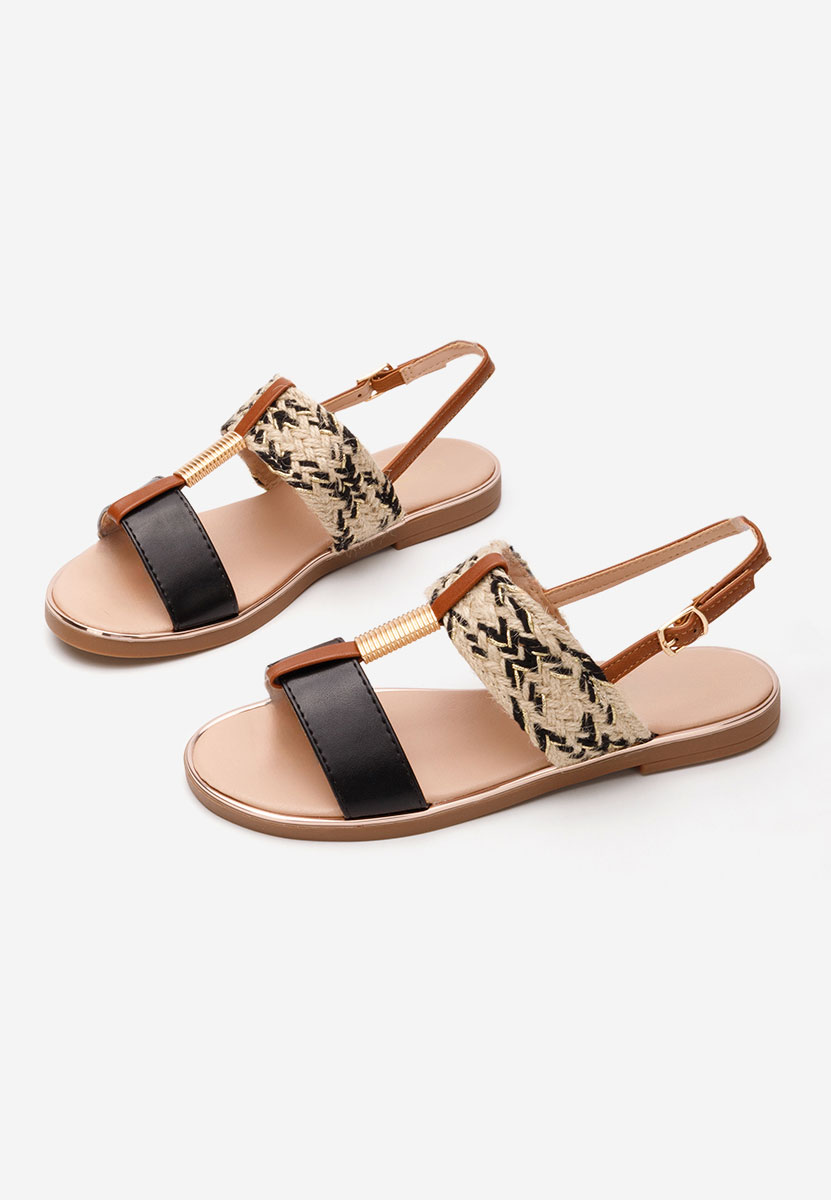 Sandales pour filles noires Lerata