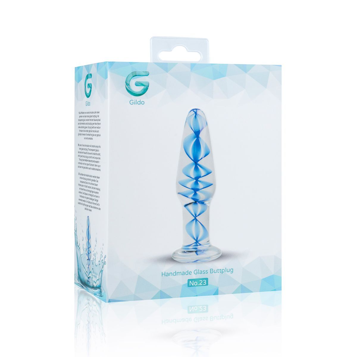 Gildo *Handmade Glass Buttplug* Nr. 23