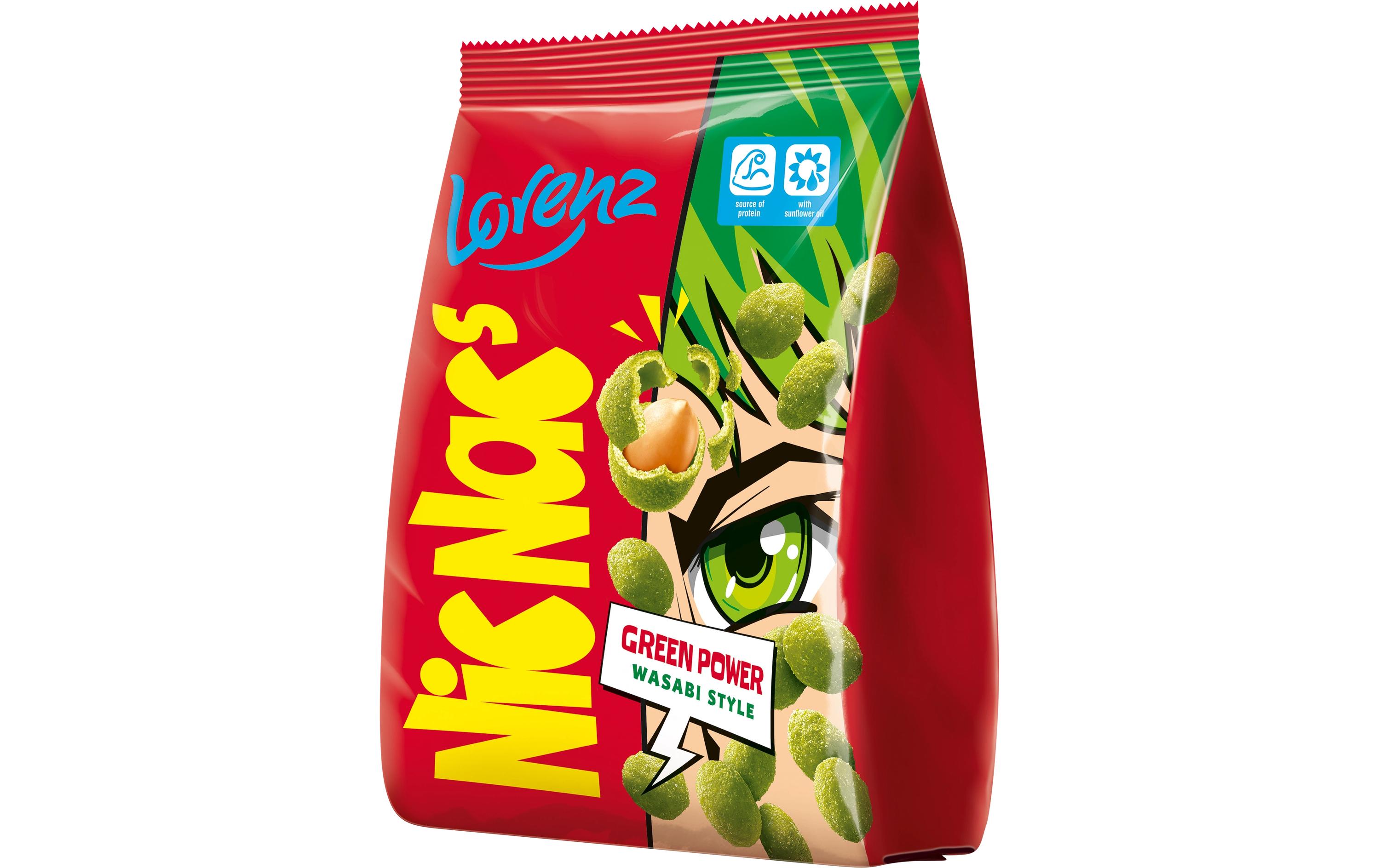Nic Nac's Wasabi 110 gErdnüsse mit Wasabi-Kick