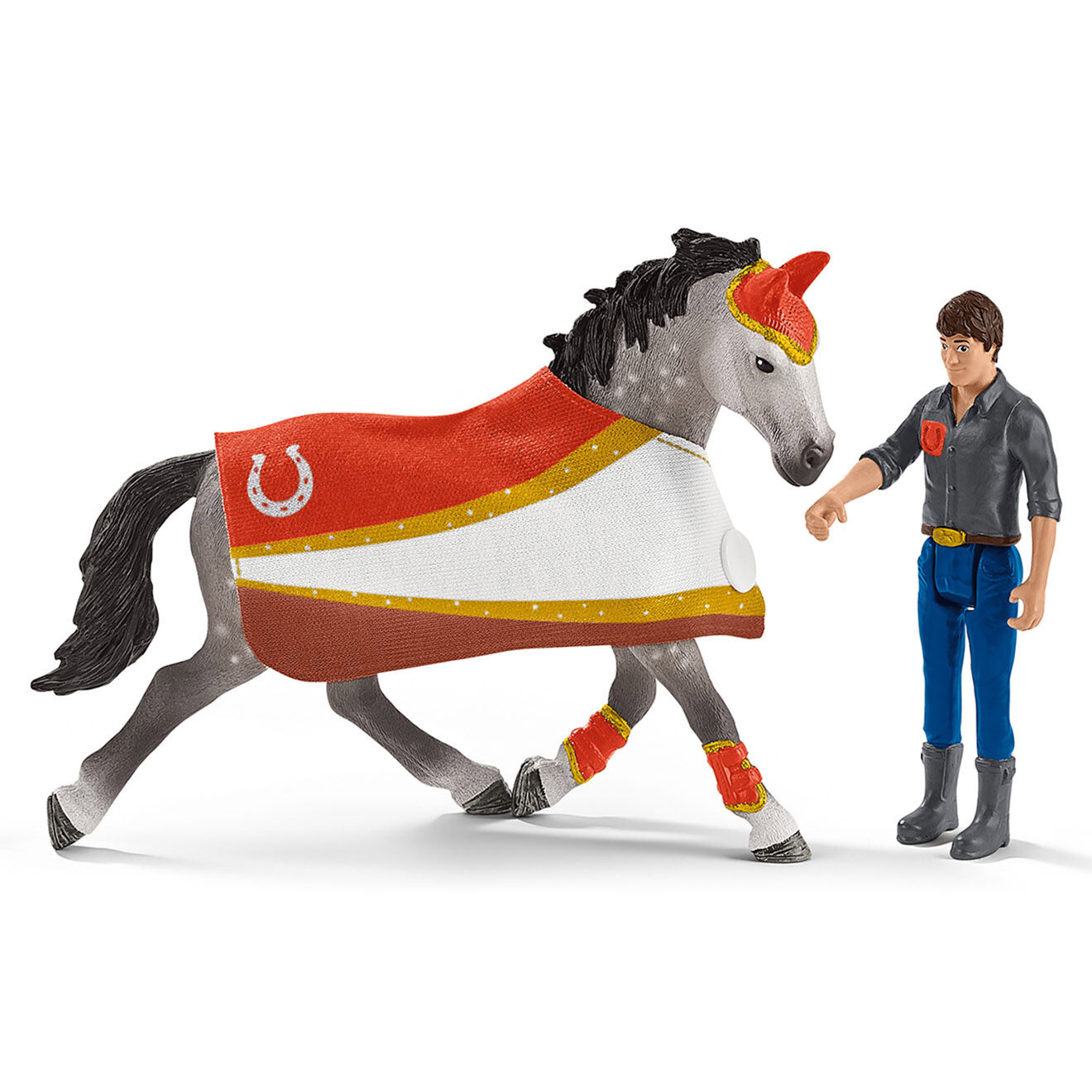Schleich Entrainement à la voltige multicolore
