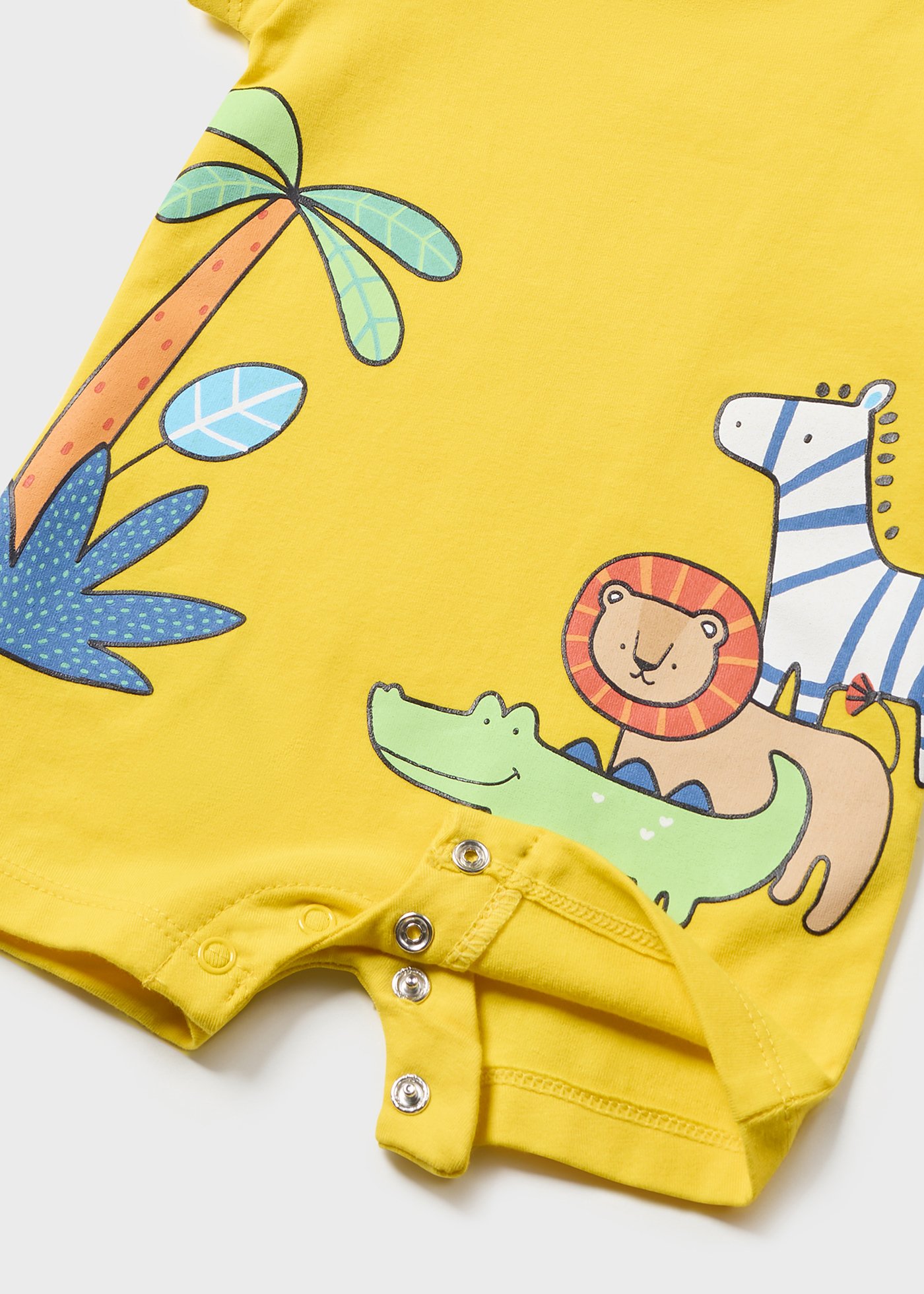 Conjunto de 3 macacões Better Cotton para recém-nascidos, cor Blue Bell