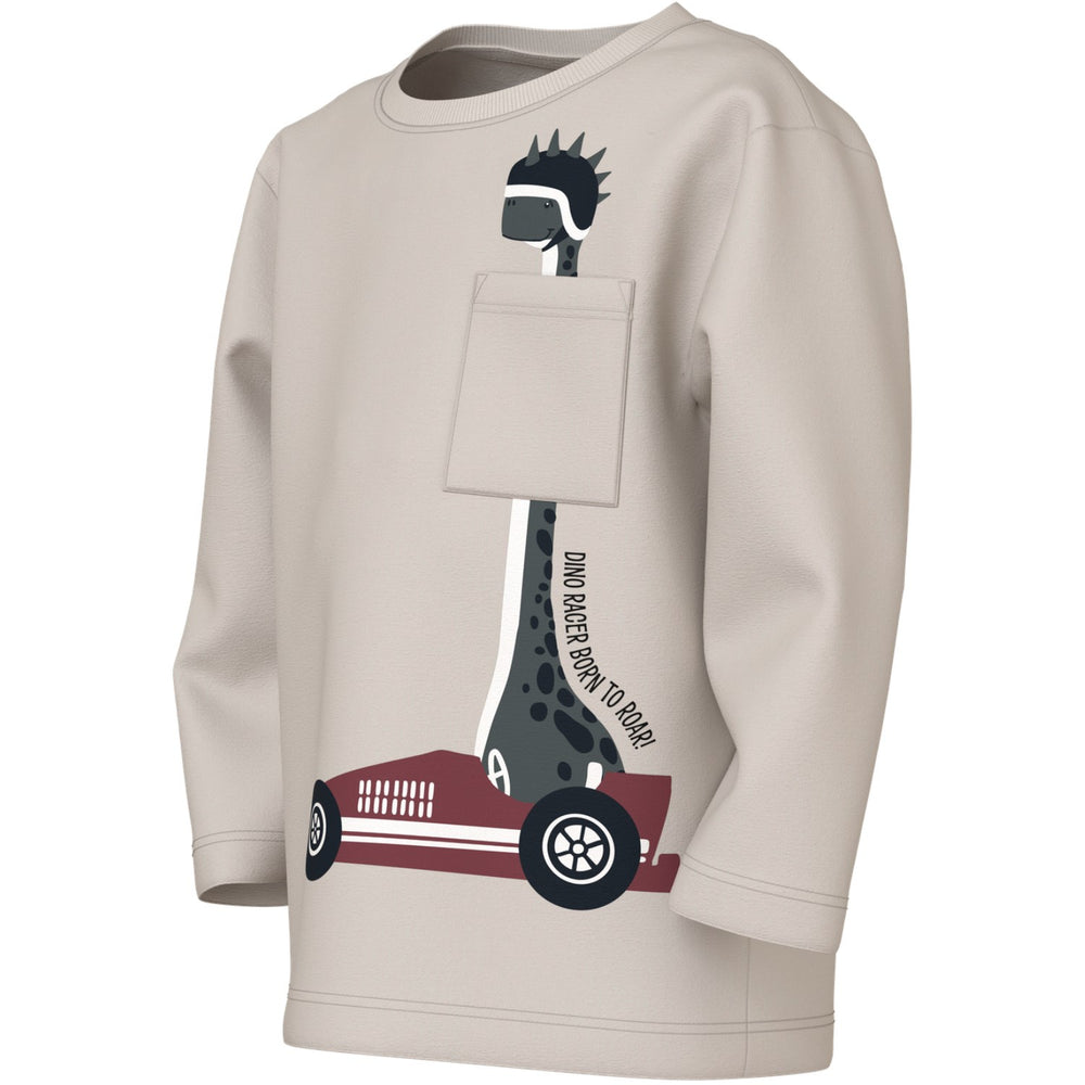 Køb Name It Pumice Stone Dino Racer Nmmvilian Ls Nreg Top