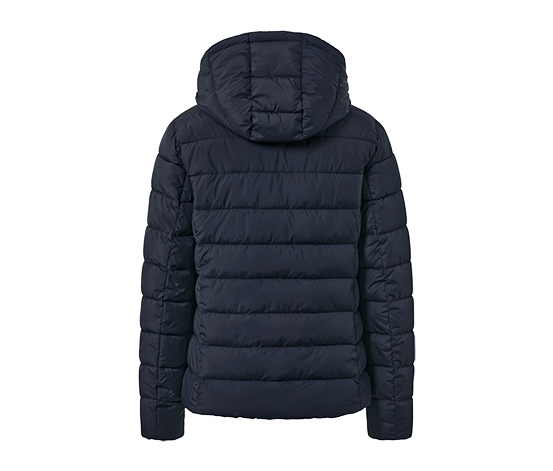 Steppjacke mit Kapuze, dunkelblau