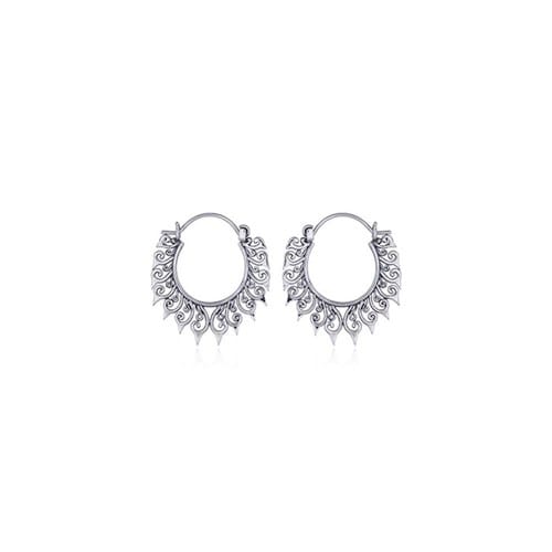 Boucles d'oreilles motif géométrique