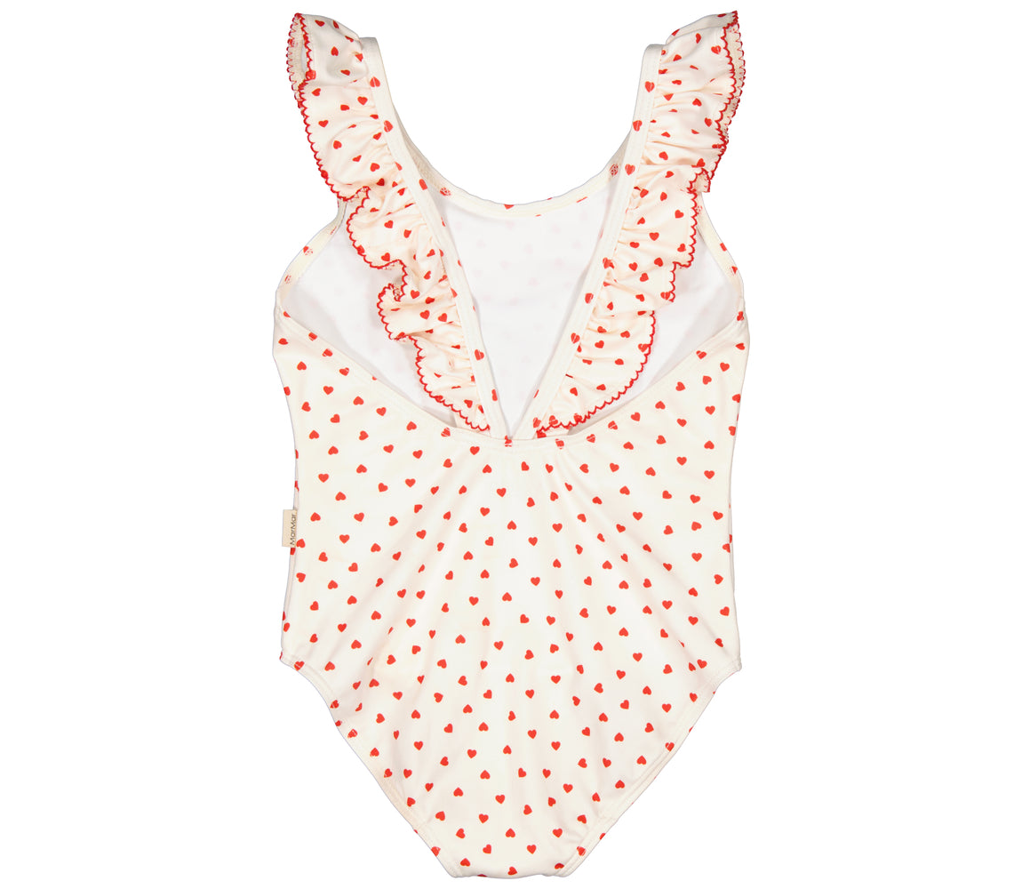 Swilla Bathing Suit, Badedragt - Happy Hearts