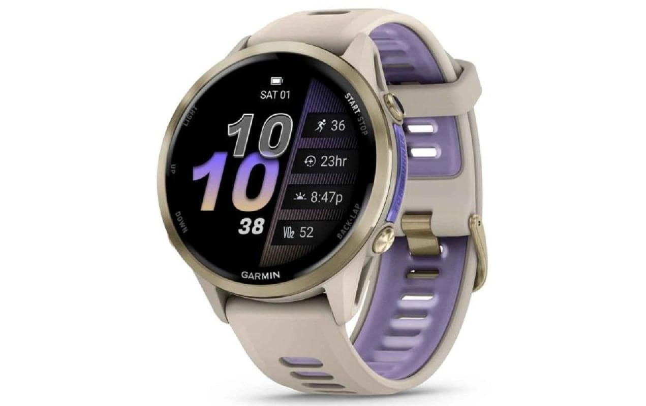 Forerunner 970 Gray/Indigo<br>Premium GPS-Sportuhr mit AMOLED-Display für Laufen und Triathlon