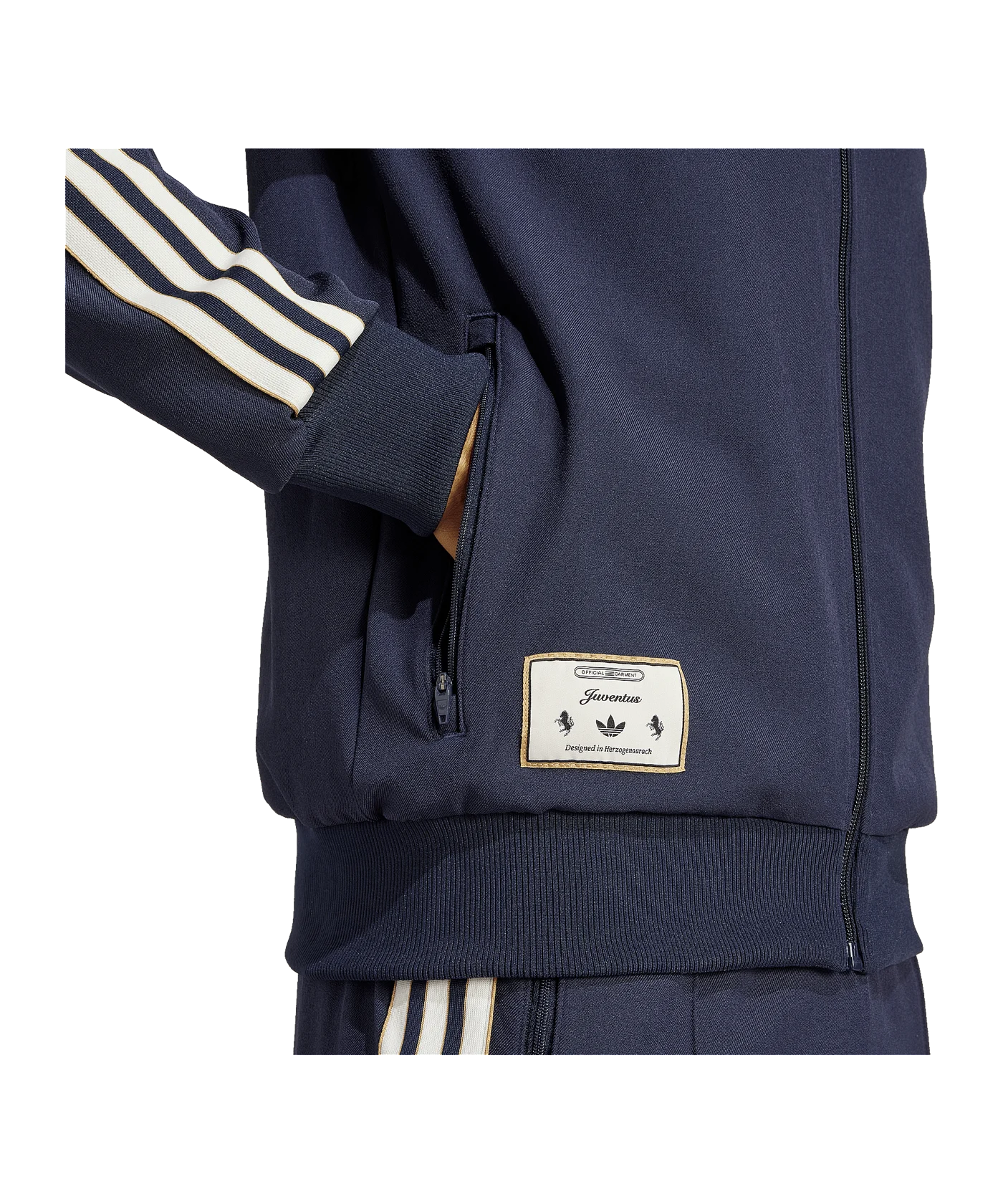 adidas FC Juventus Turin Trainingsjacke Blau