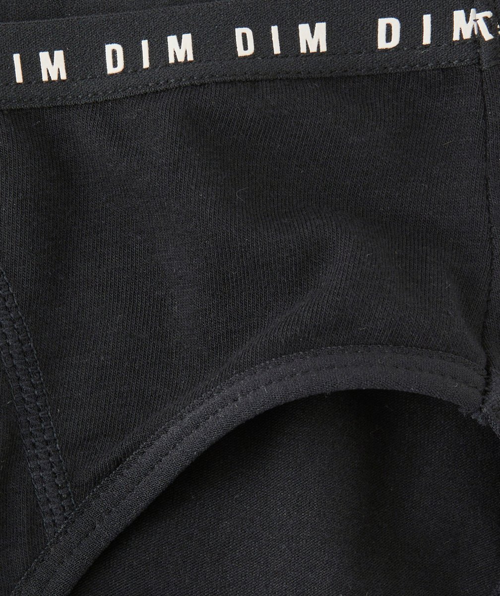 DIMCULOTTE MENSTRUELLE FILLE EN COTON BIO NOIR POUR FLUX MOYEN