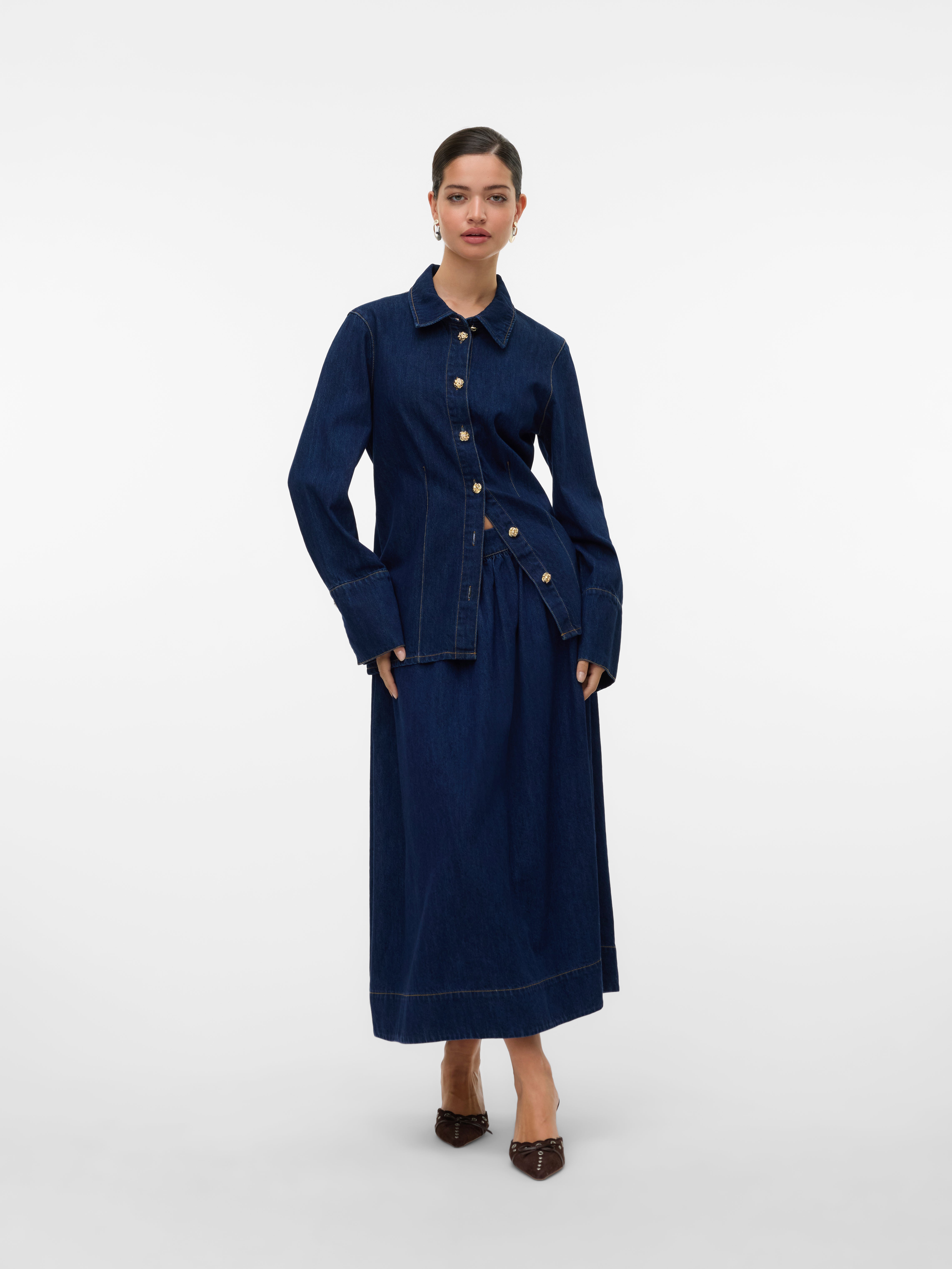 VMMAIKEN High waist Midi-rok
