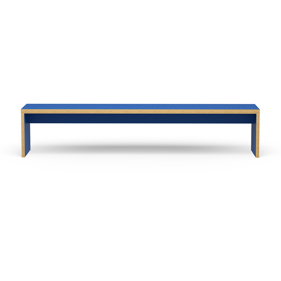 Eetkamerbank Rectangular 220 blauw