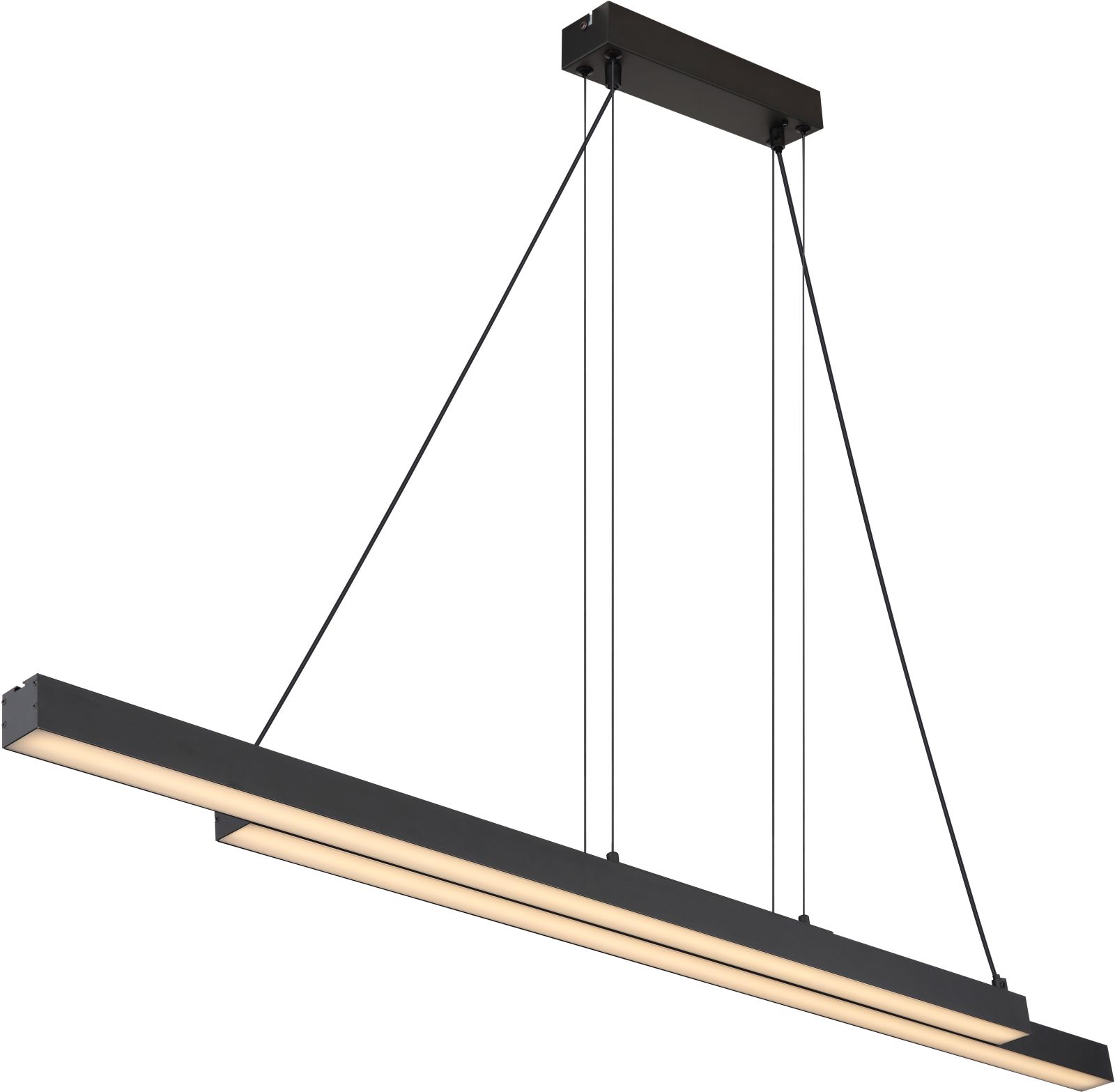LED-Hängeleuchte - schwarz - 171 cm