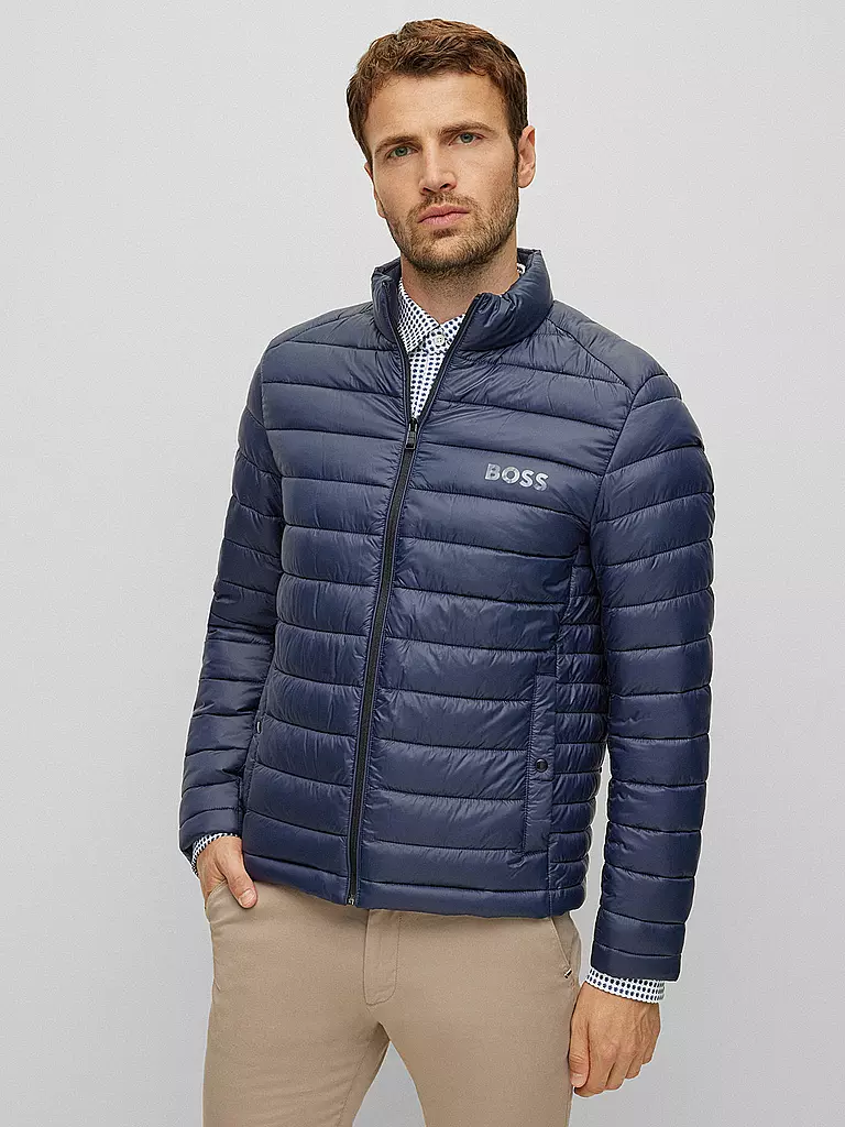 BOSS Leichtsteppjacke CALANSOS dunkelblau