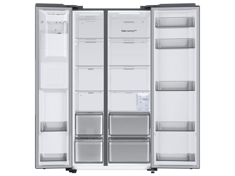 Samsung Foodcenter RS68CG852ES9WS Silber Side by Side Kühlgerät mit Wasser- und Eisspender