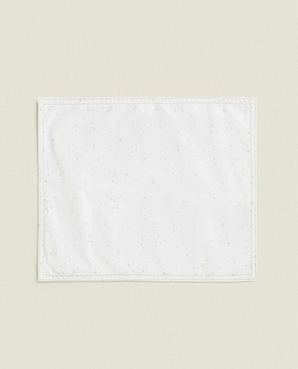 Conjunto de capa de edredom com estampa de luas e estrelas