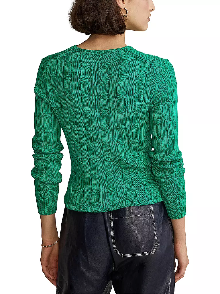 POLO RALPH LAUREN Pullover Slim Fit JULIANNA grün