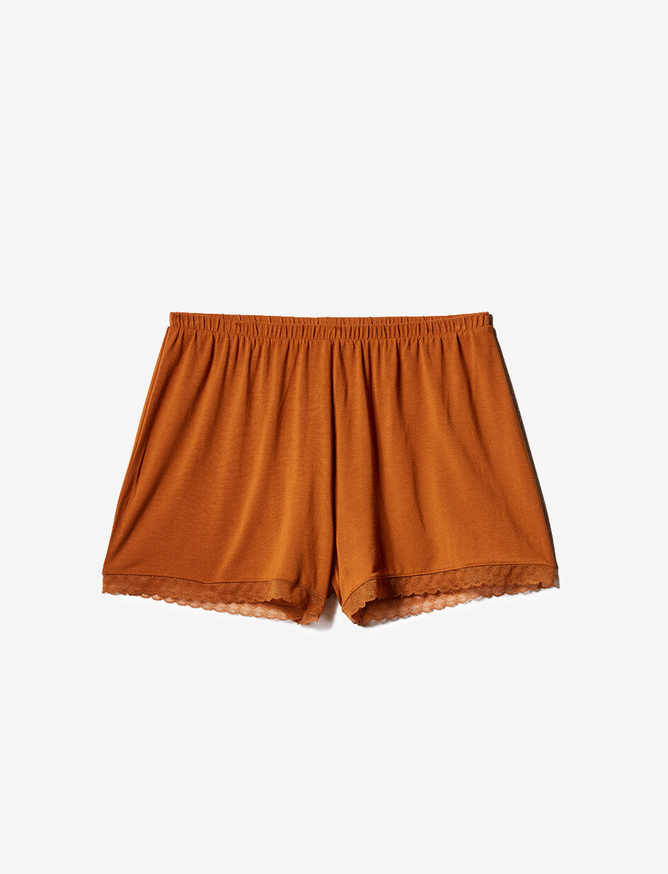 Short de pyjama - marron glacé