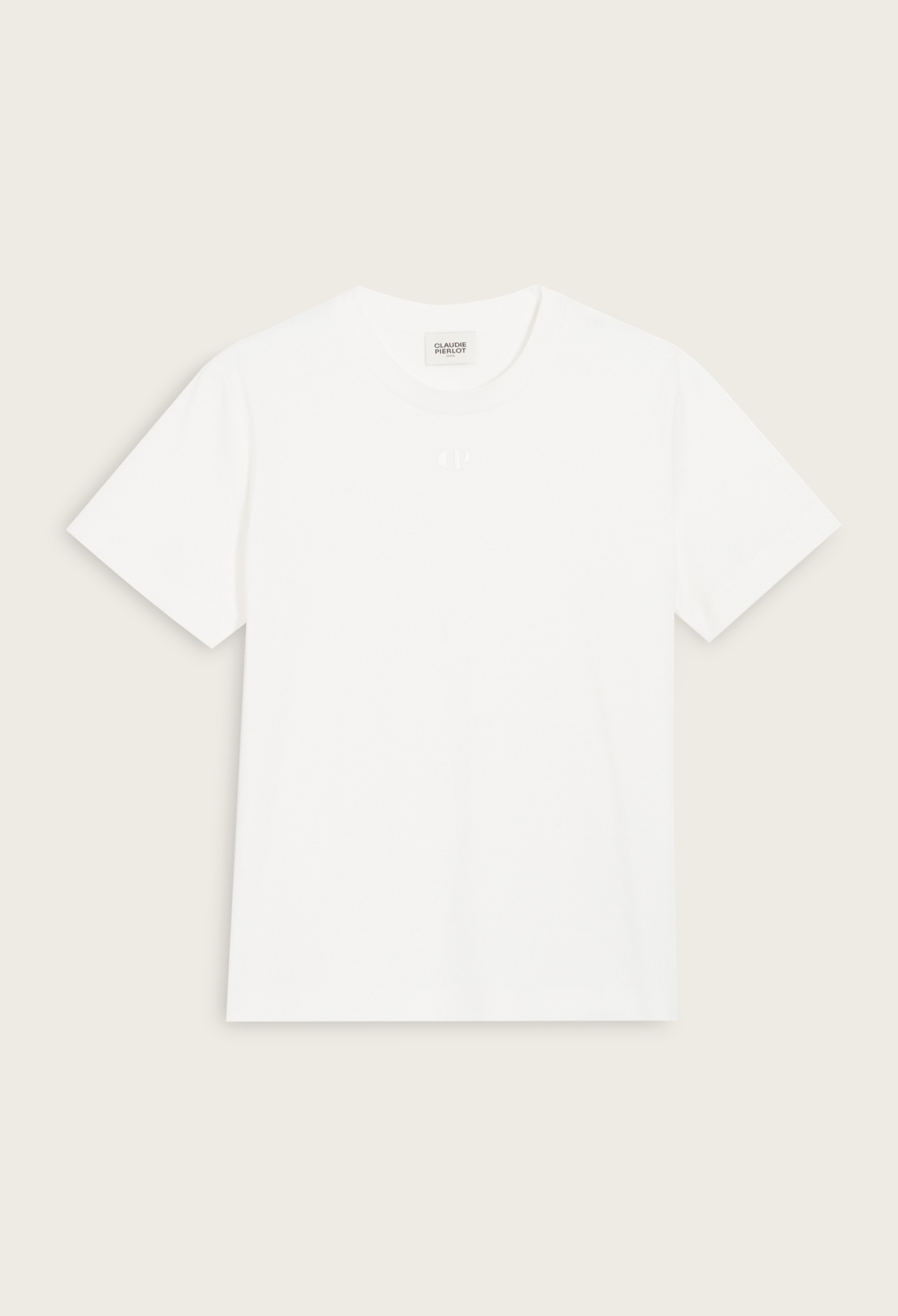 Tee-shirt coton ecru