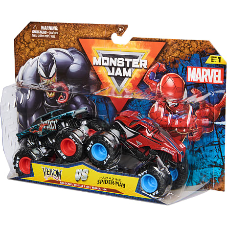 Monster Jam & Marvel legetøjsbiler 2-pak - flere varianter - assorteret