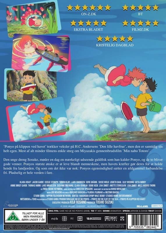 Ponyo - På Klippen Ved Havet / Ponyo - By The Cliff By The Sea - DVD