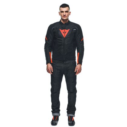 Blouson Airbag Dainese SMART JACKET LS SPORT - Noir / Rouge
