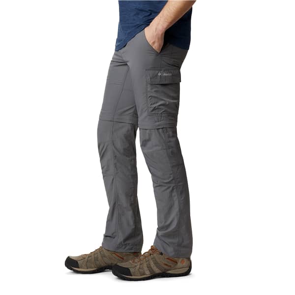 COLUMBIA SILVER RIDGE II CONVERTIBLE PANT M CITY GREY