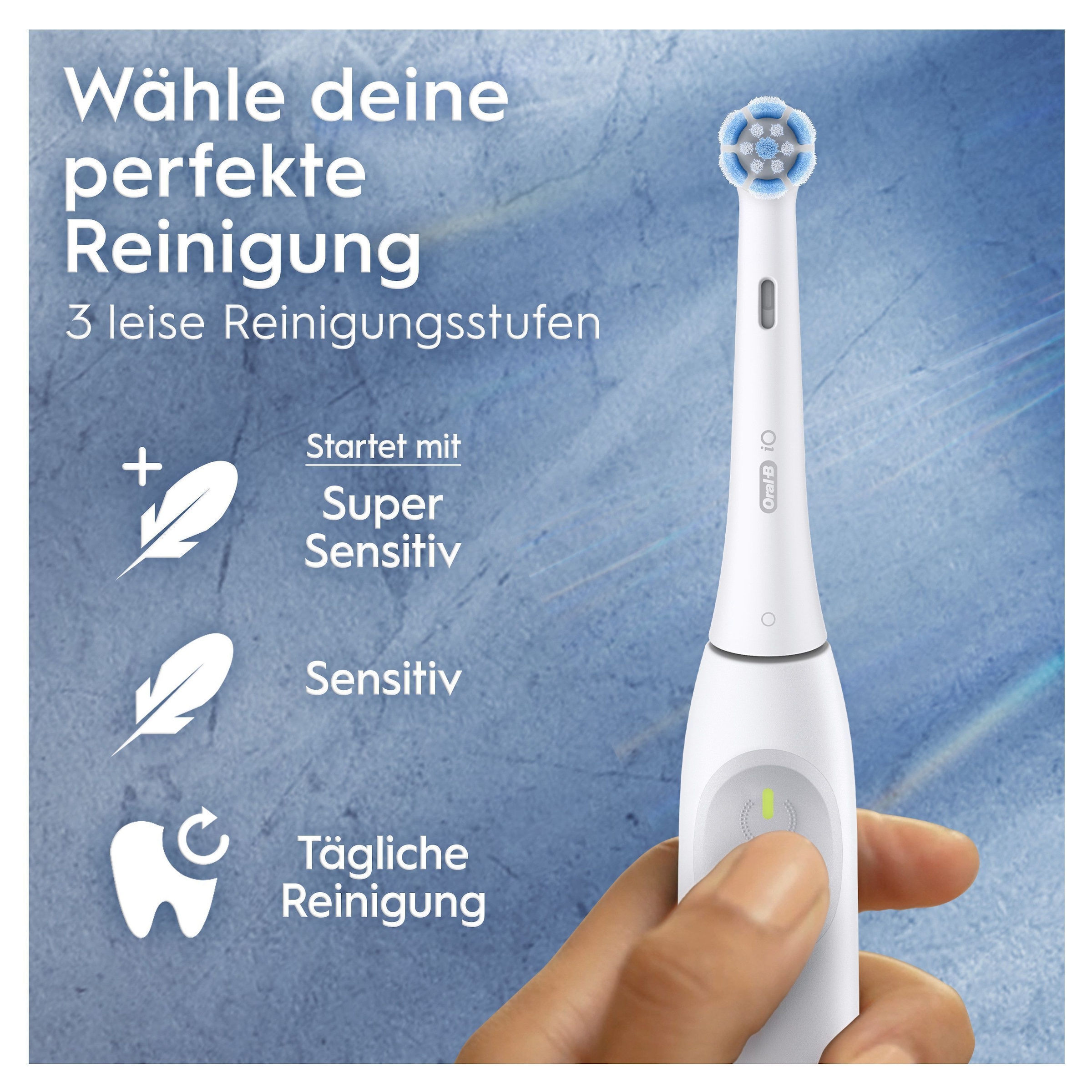 Oral-B Elektrische Zahnbürste »iO Series 2« 1 Stk. Aufsteckbürsten für die ultimative Reinigung