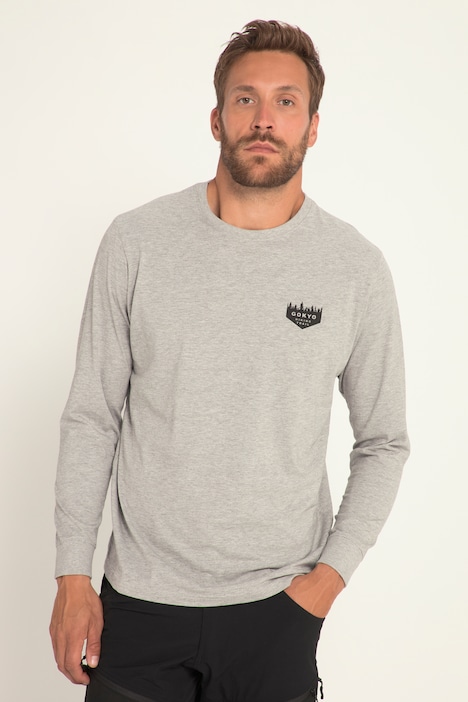 JAY-PI Longsleeve, Outdoor, Rundhals, Gokyo Rücken Print