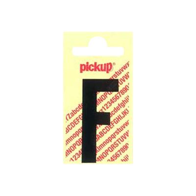 Pickup - Étiquette autocollante - 150 mm - Lettre F - noir mat