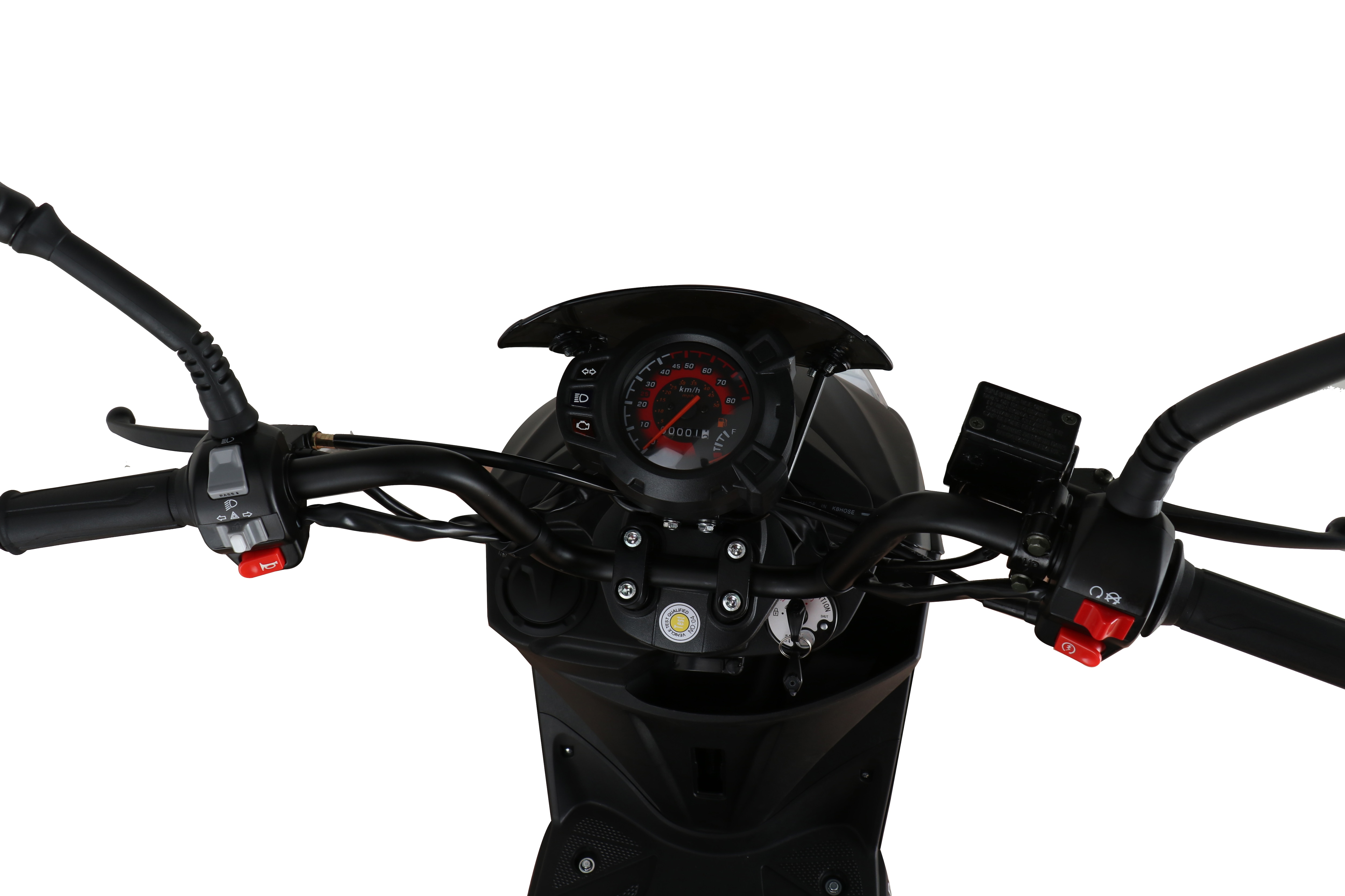 Alpha Motors Motorroller Speedstar 50 ccm 45 kmh EURO 5 mattschwarz