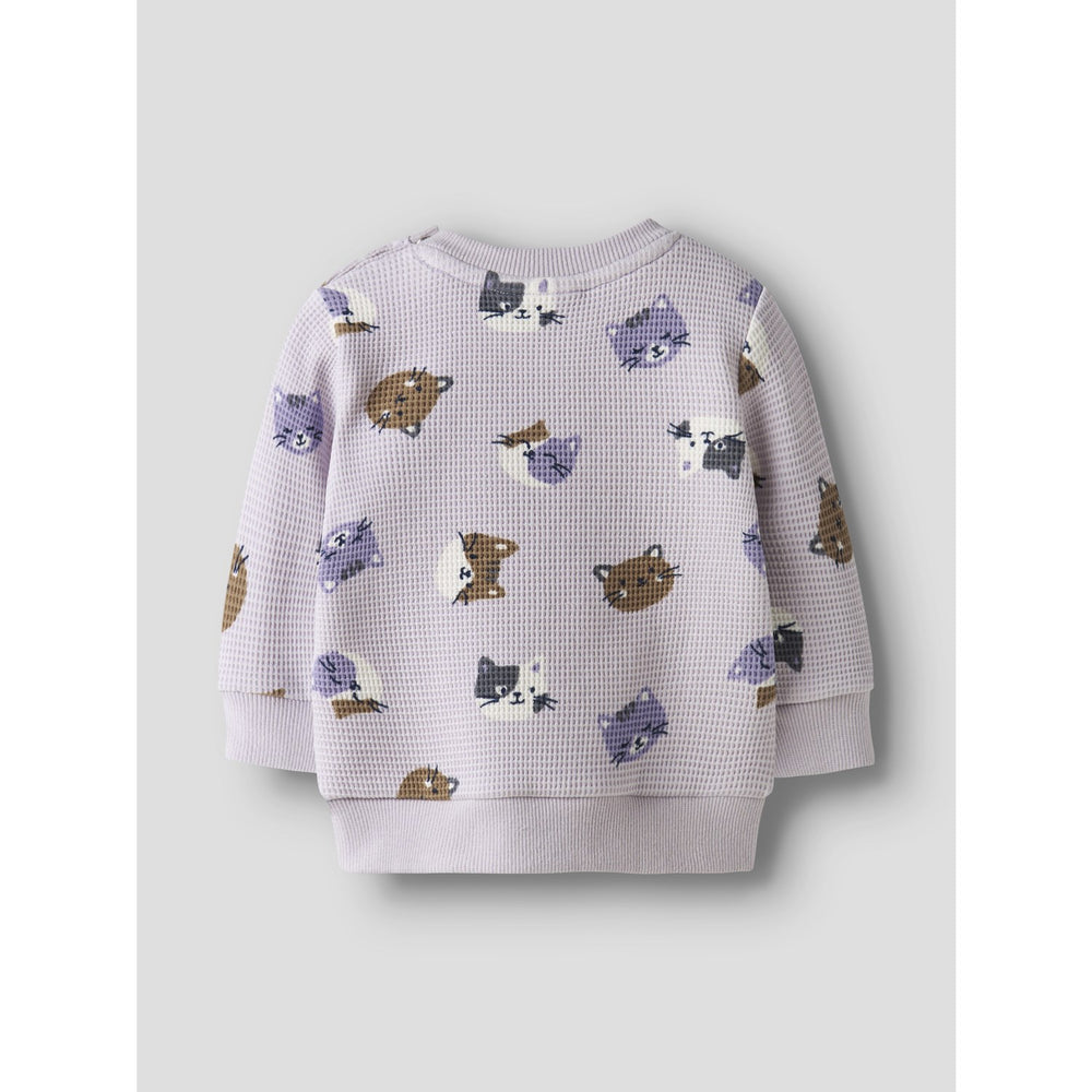 Køb Name It Lilac Marble Nbftammie Ls O-Neck