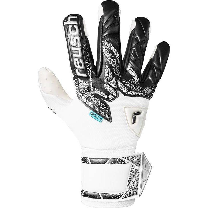Reusch Gants de Gardien Attrakt SpeedBump GK:LAB - Blanc/Argenté/Noir