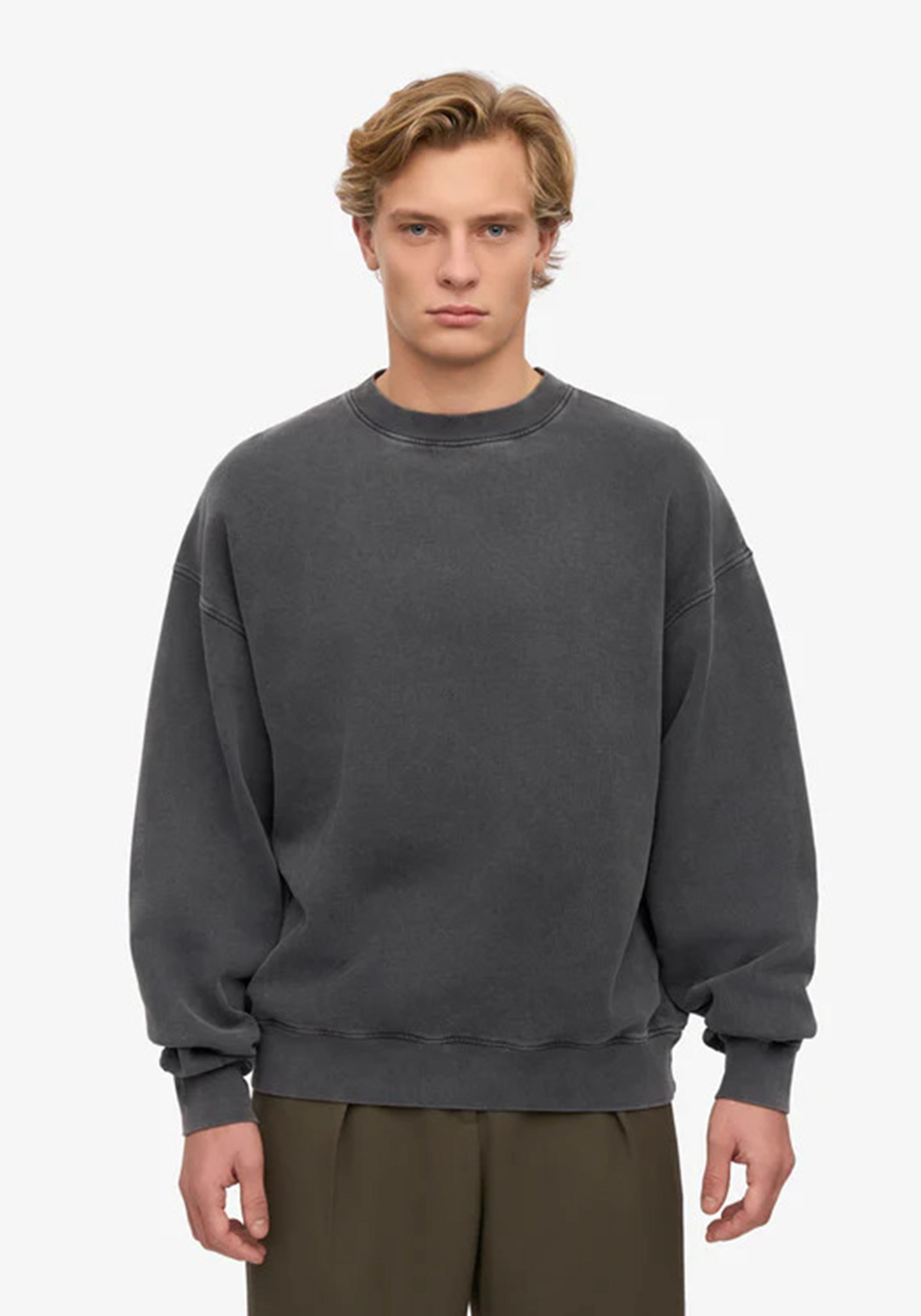 Colorful Standard Oversized Sweatshirt Faded Black