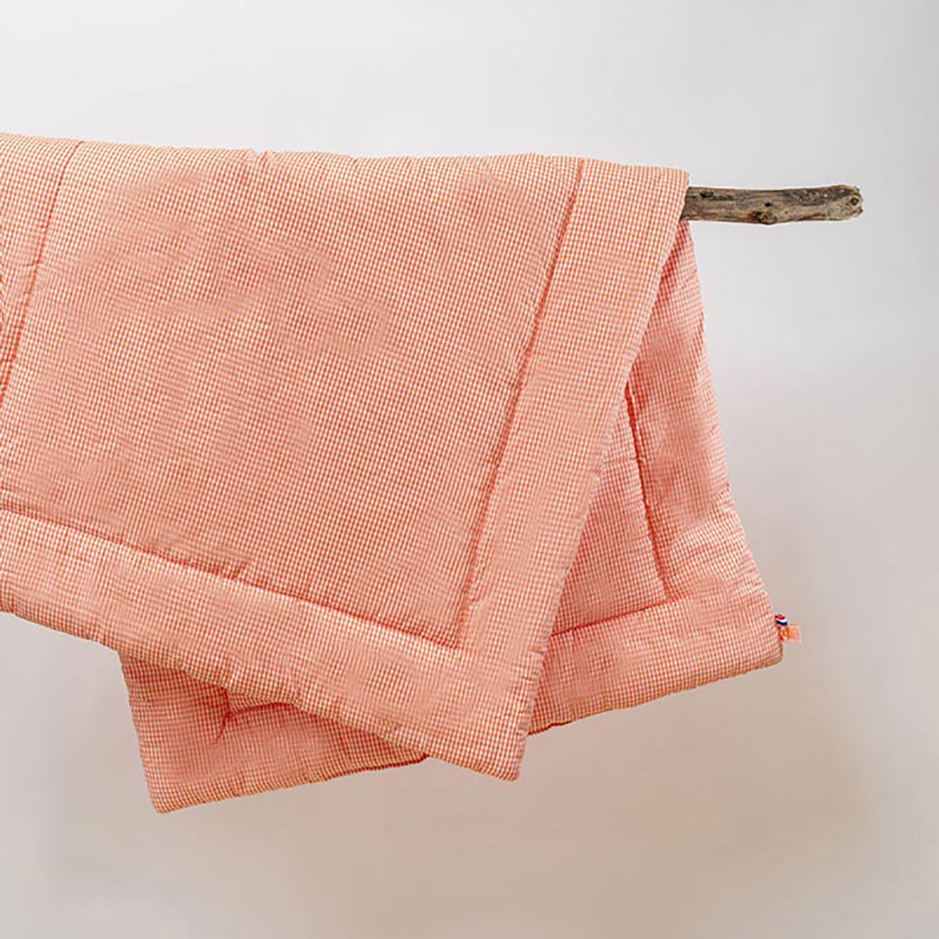 Papate Edredon en Coton Bio vichy - 70x120 cm