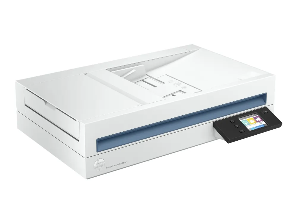 HP Scanjet Pro N4600 fnw1 - Dokumentscanner - Contact Image Sensor (CIS) - Duplex - 216 x 5362 mm - 600 dpi x 1200 dpi - op til 40 ppm (mono) / op til 40 ppm (farve) - ADF (100 ark) - op til 6000 scanninger pr. dag - Gigabit LAN, USB 3.0, Wi-Fi(n)