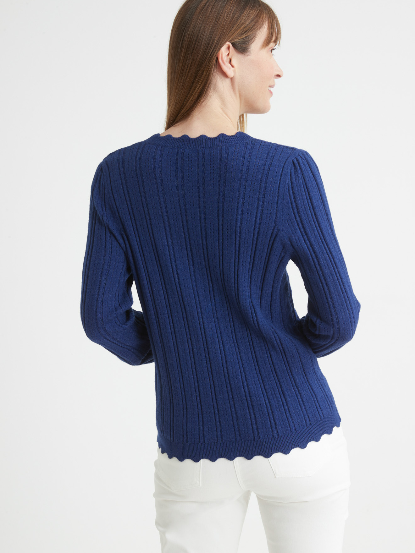 Gilet point fantaisie