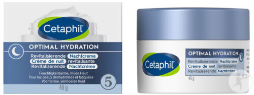 Cetaphil Optimal Hydration Crème De Nuit Revitalisante Pot 48g