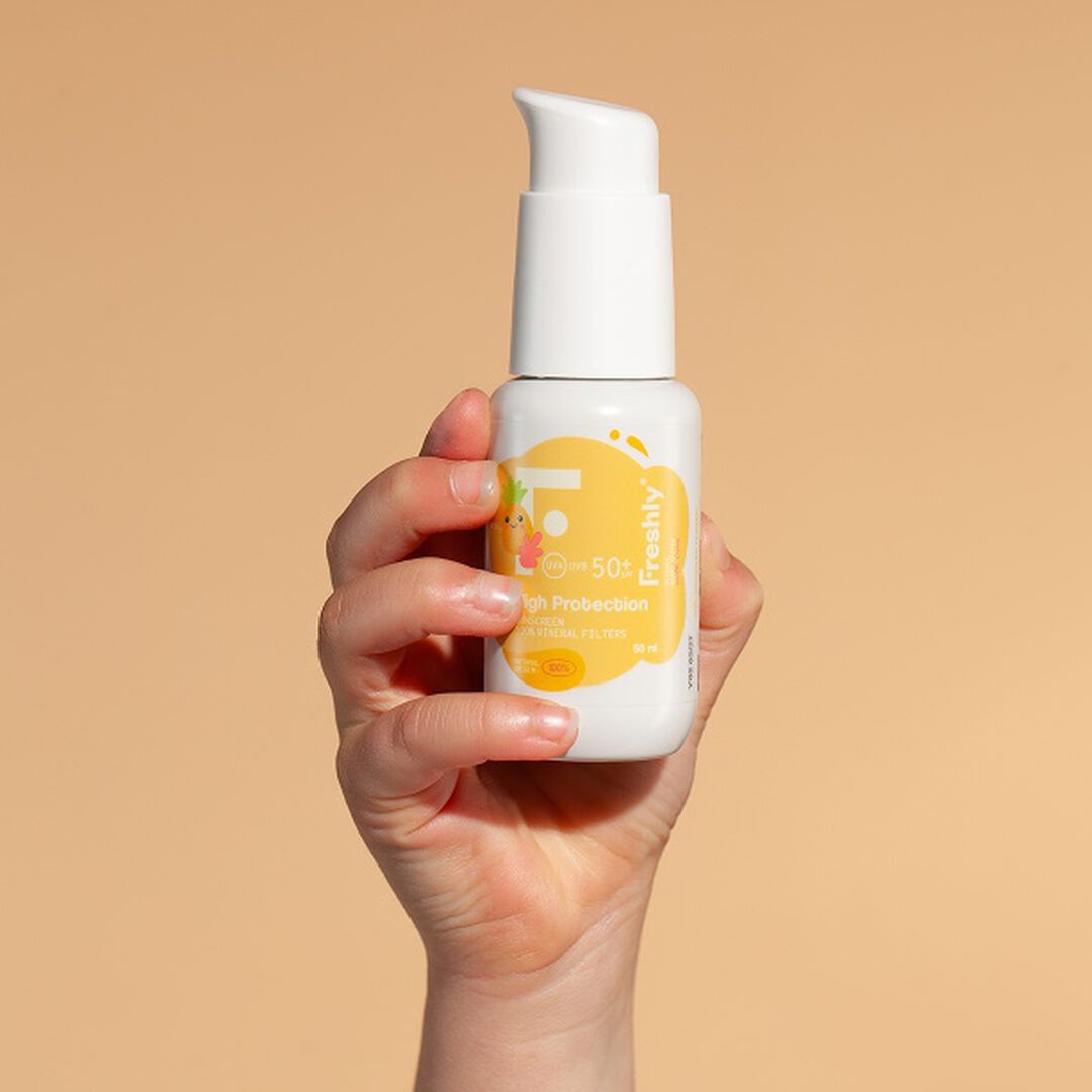 FRESHLY  Creme SPF 50+ Crianças - High Protection Sunscreen WOW - 50ml