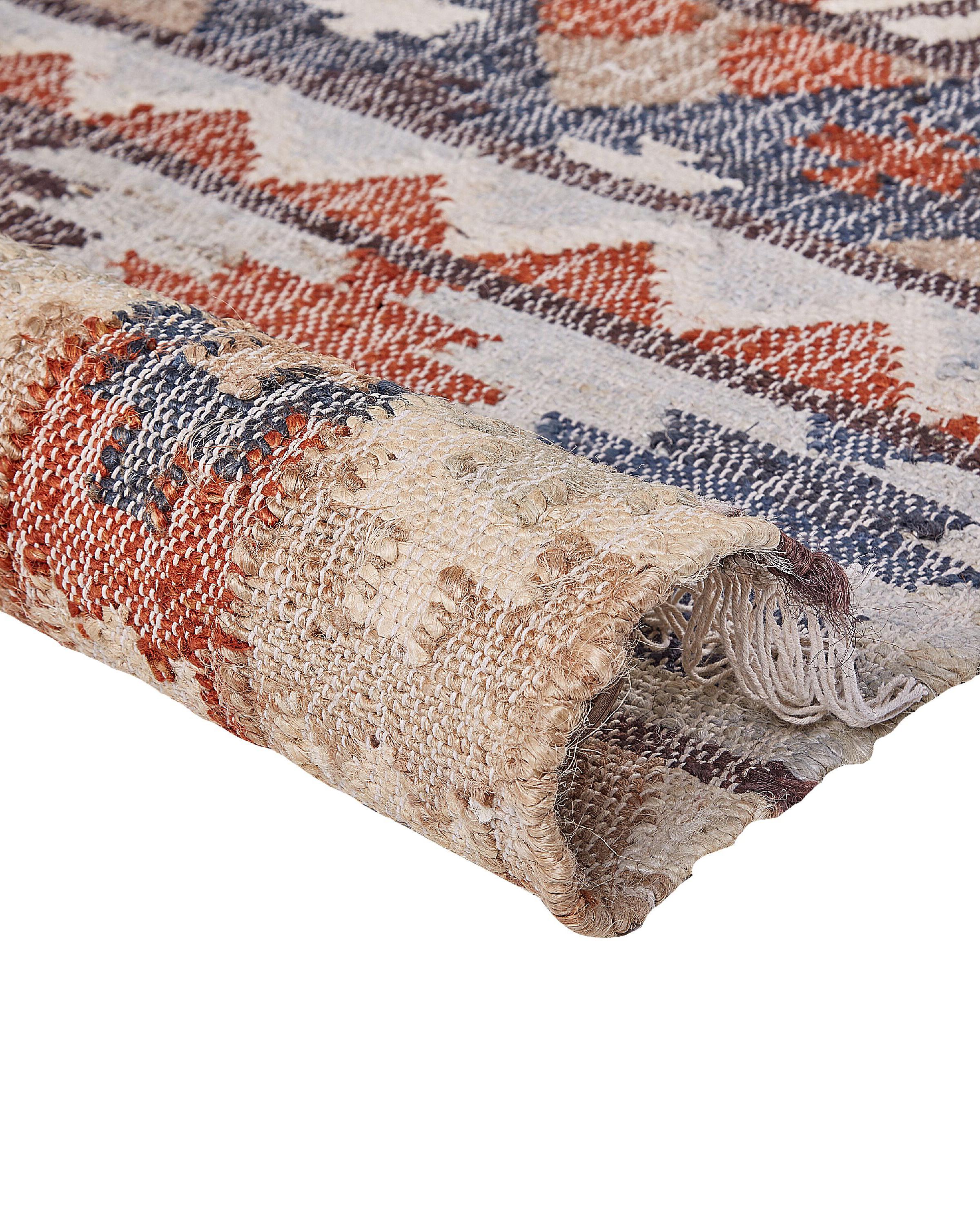 Vloerkleed KALFA Meerkleurig 160 x 230 cm Jute