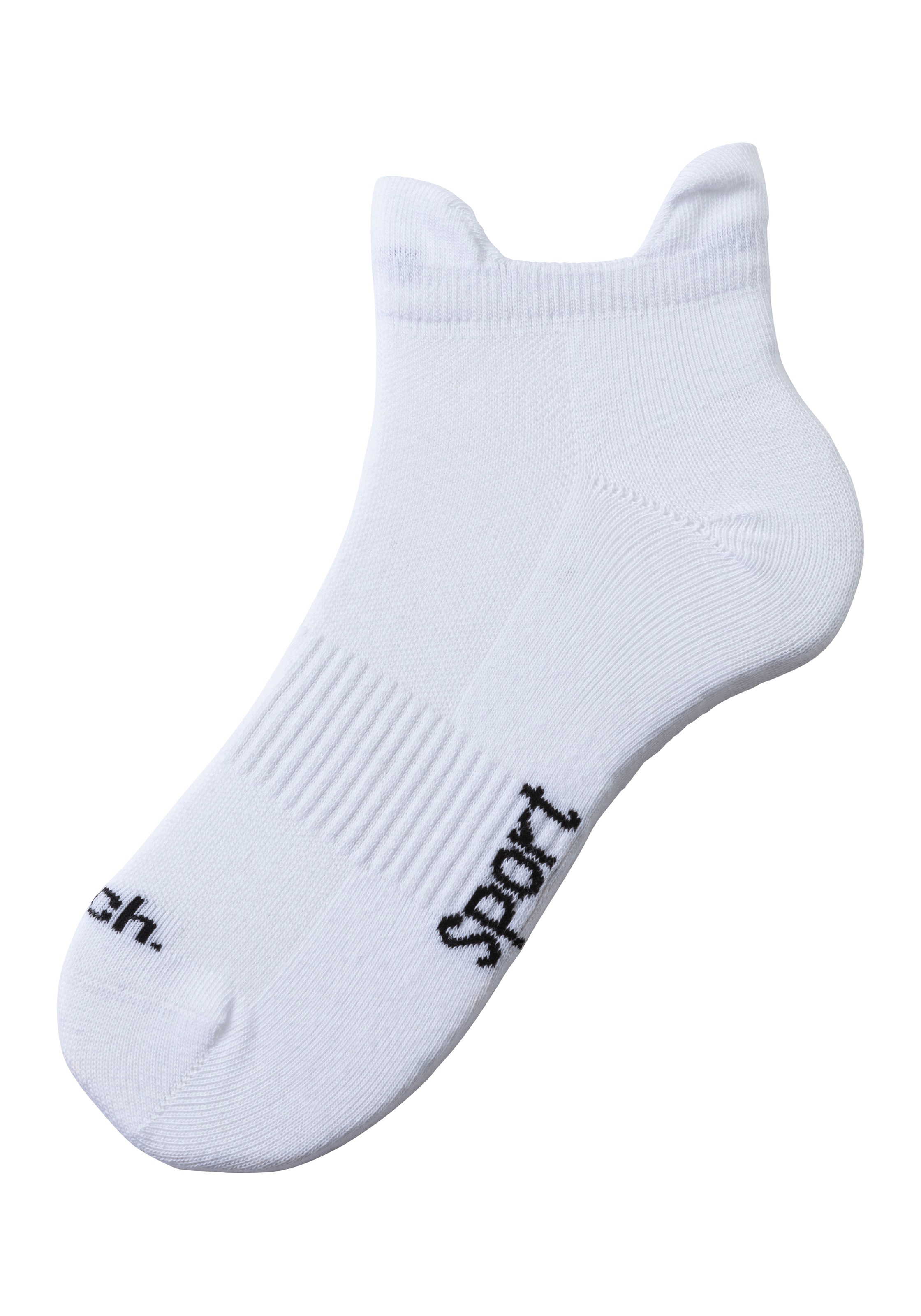 Bench. Sneakersocken Packung, 6 Stk. tlg. mit feiner Mesh Konstruktion und Mittelfussgummi