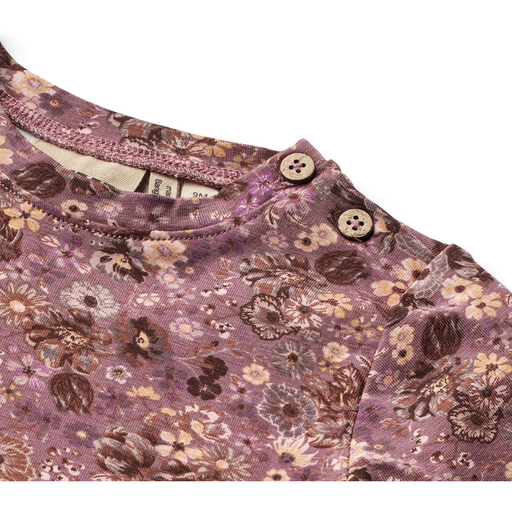 Køb Wheat Lavender Flowers Jersey Kjole Bessie