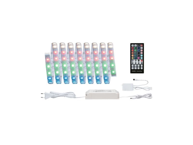 Paulmann LED-Stripe MaxLED RGBW 3 m Basisset Beschichteter Licht-Streifen mit Farbwechselfunktion