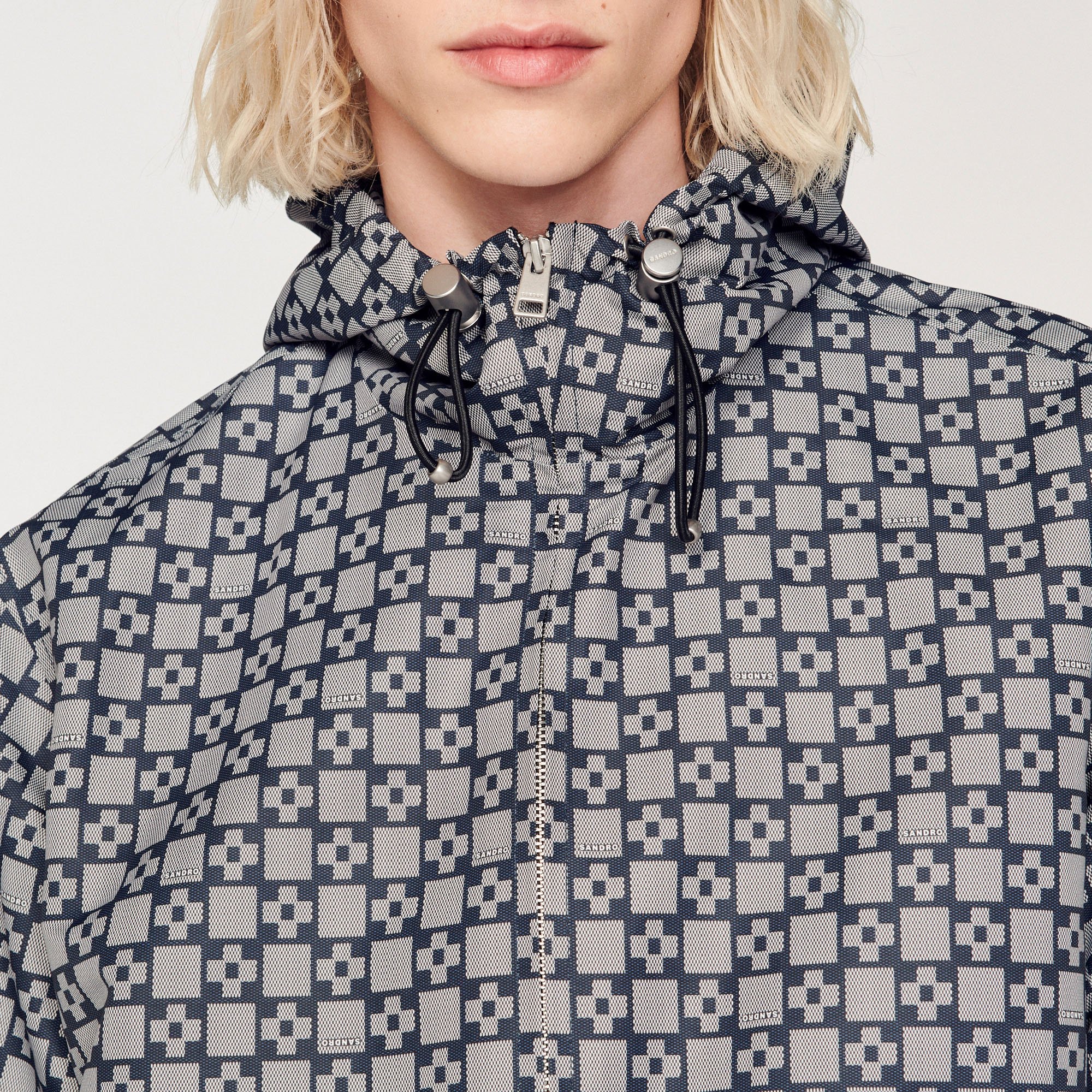 Blouson imprime Square Cross
