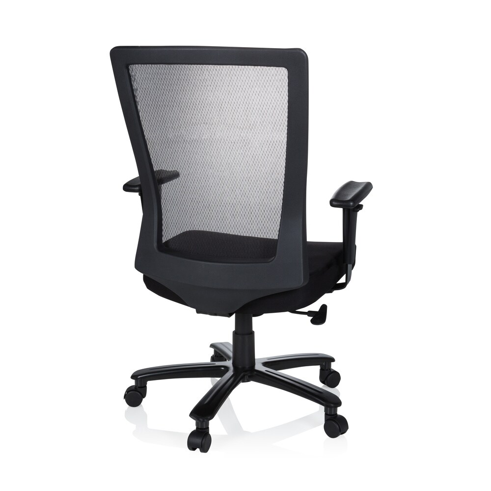 XXL Drehstuhl XXL EXTENDER Stoff/Netzstoff mit Armlehnen (höhenverstellbar) hjh OFFICE