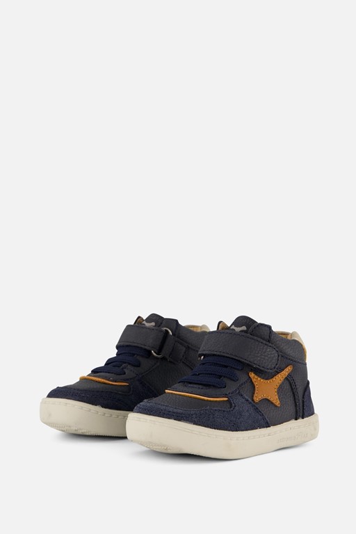 Shoesme Extreme Flex Sneakers blauw Leer