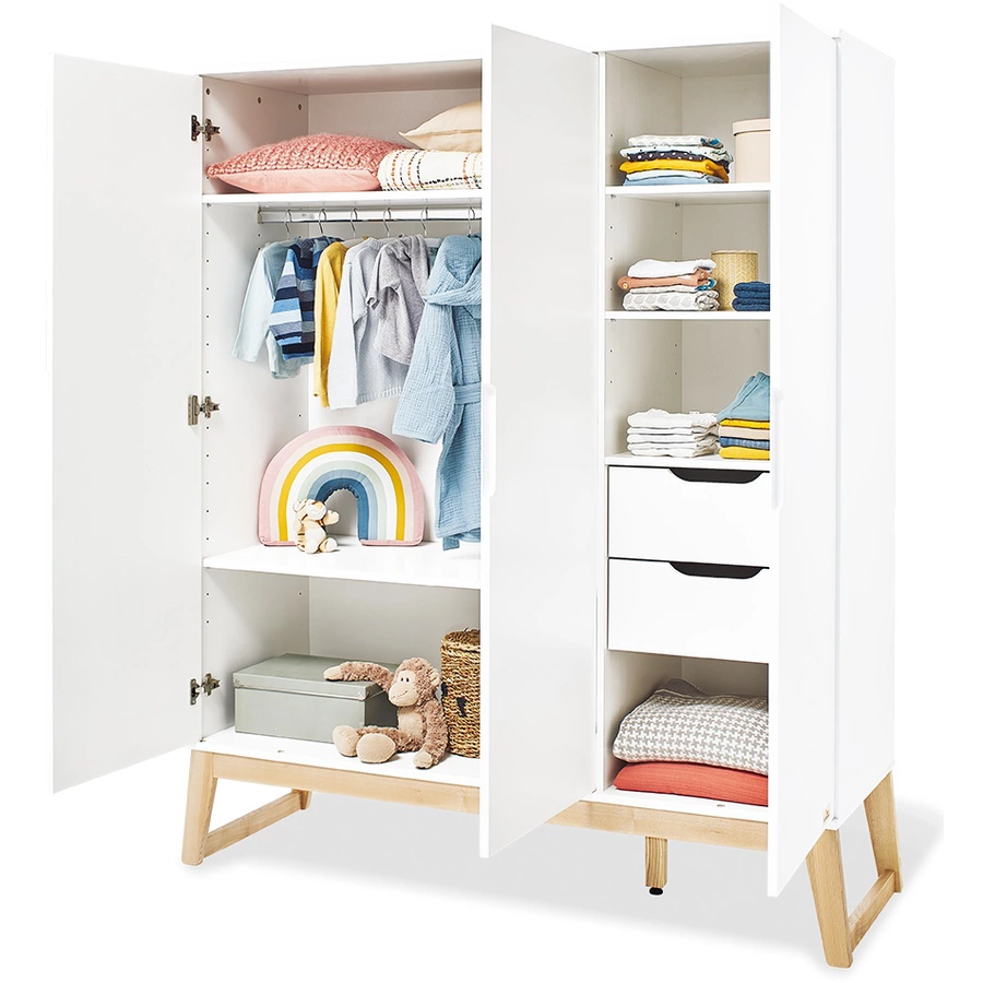 Pinolino Kinderzimmer Bridge 3-türig extrabreit